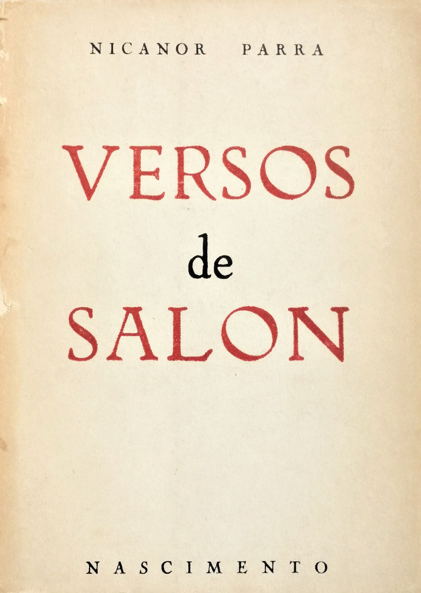 Nicanor Parra - Versos de salón 