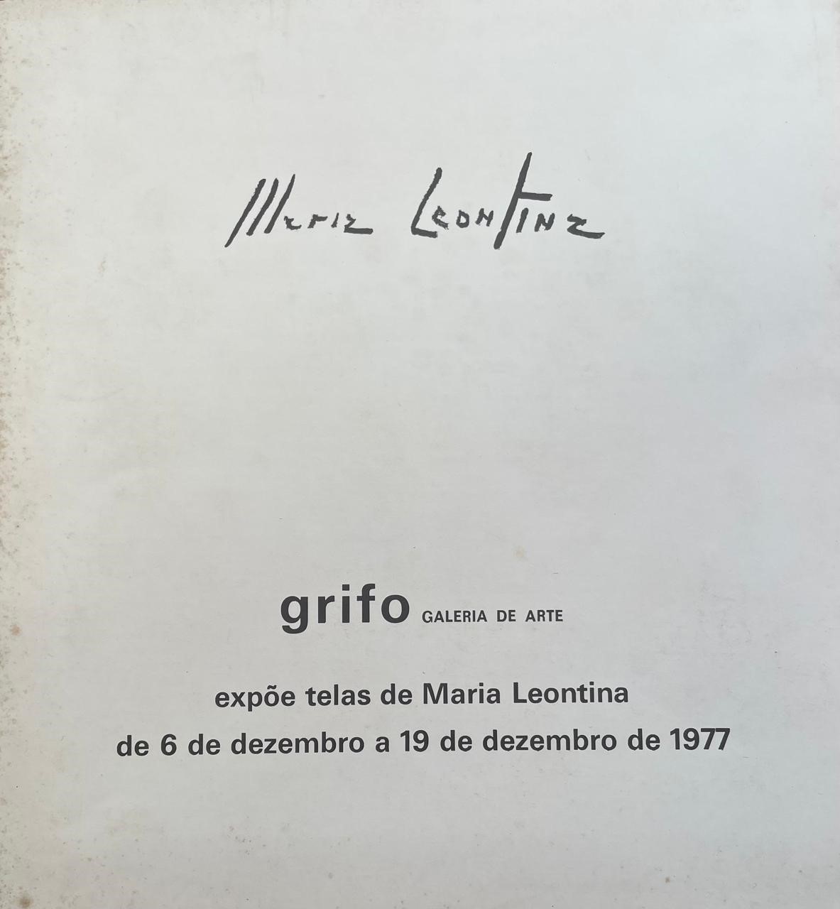 Texto de Lelia Coelho Frota.	Maria Leontina