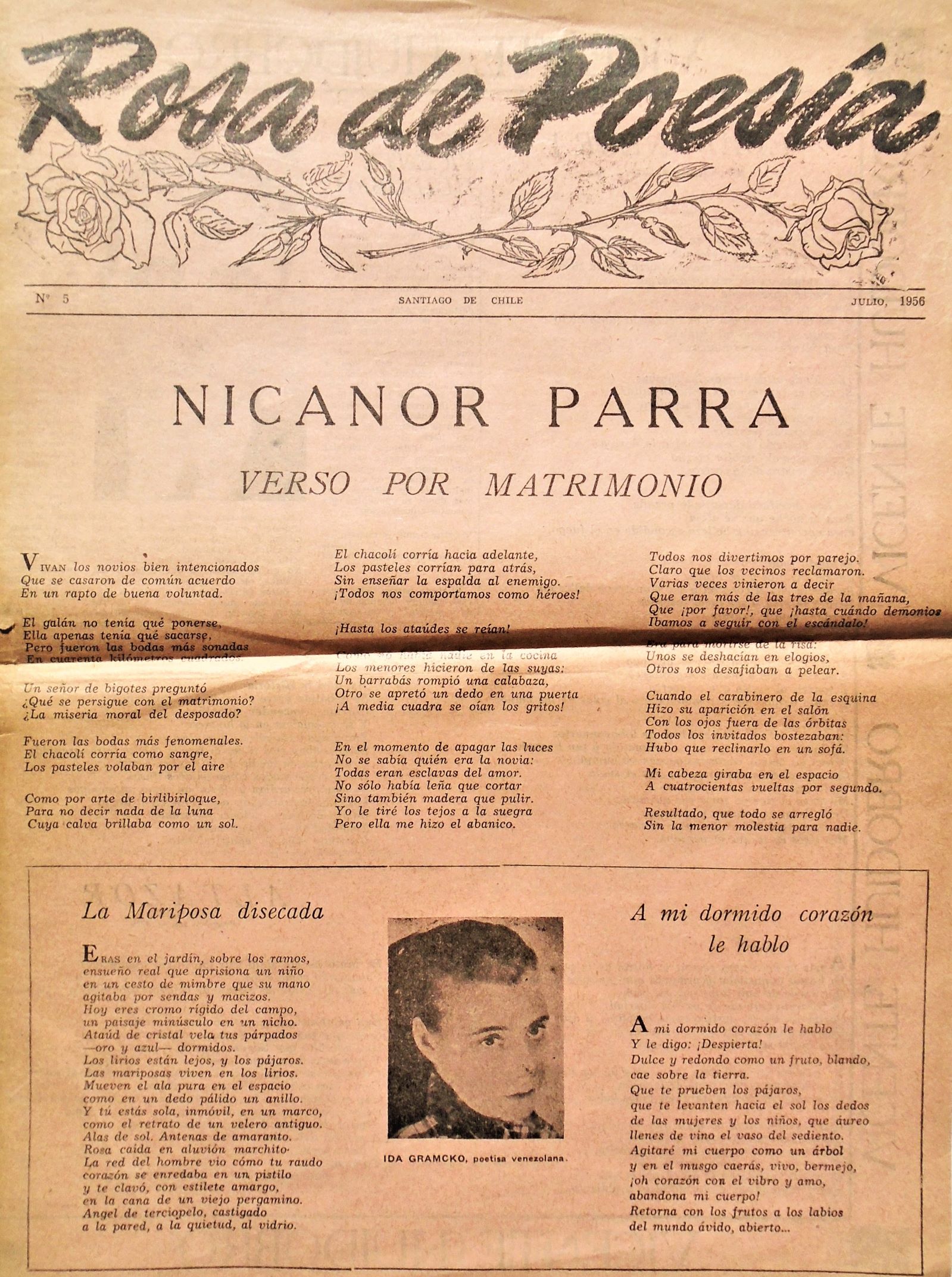 Nicanor Parra - Verso por matrimonio