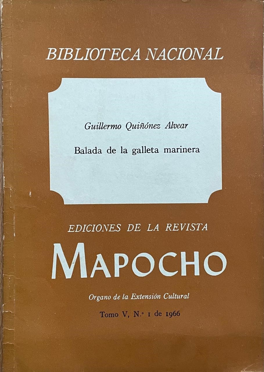 Guillermo Quiñónez Alvear	Balada de la galleta marinera