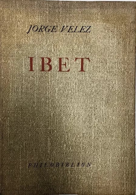 Jorge Vélez. Ibet