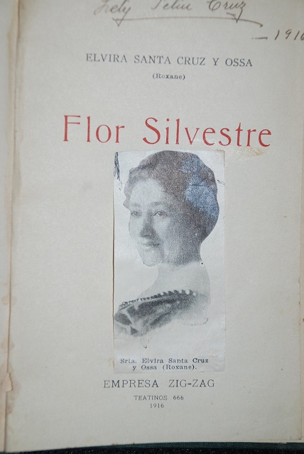 Elvira Santa Cruz y Ossa (Roxane). - Flor silvestre 