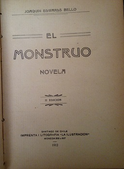 Joaquín Edwards Bello - El monstruo : novela 