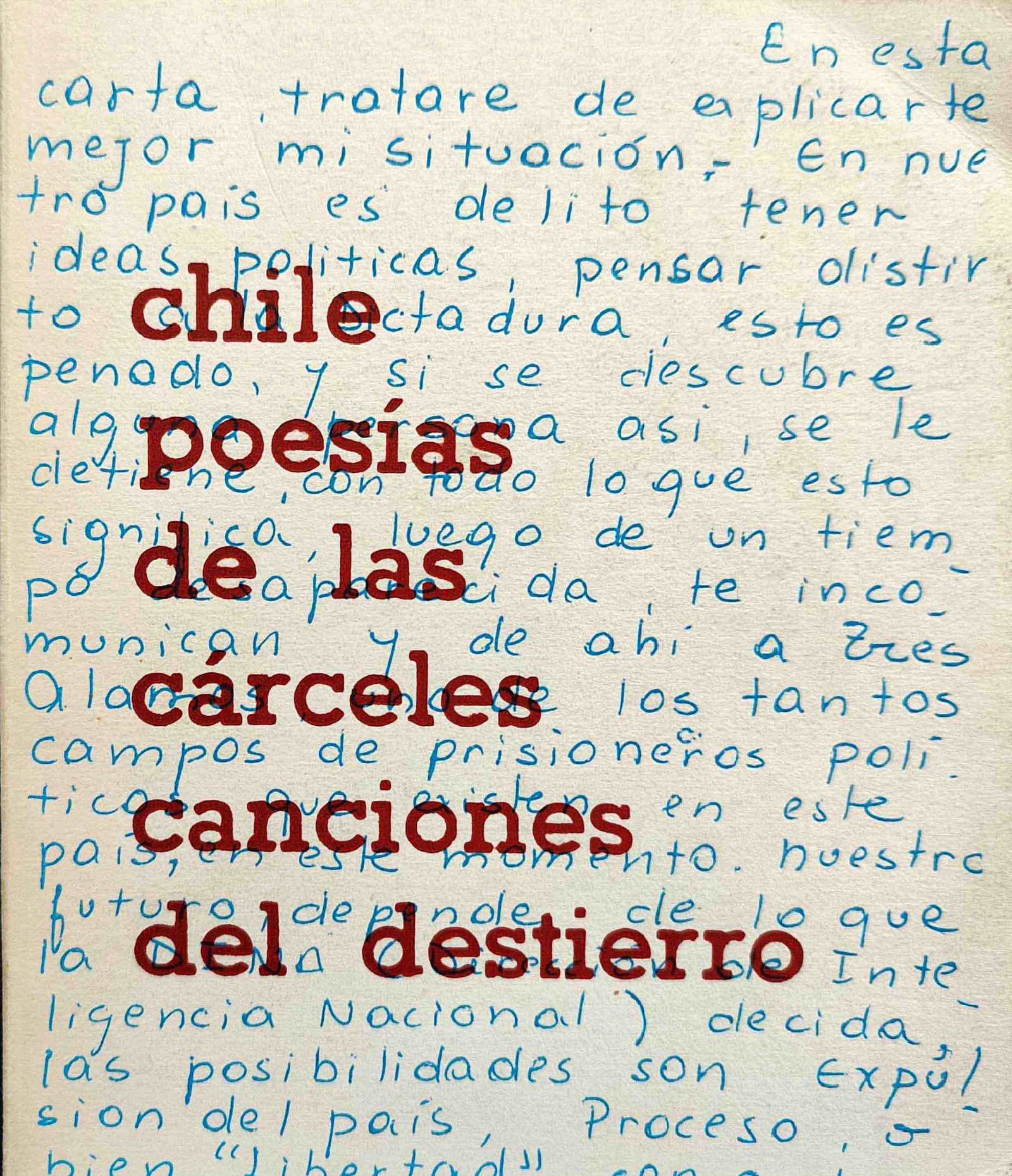 VVAA	Chile. Poesías de las cárceles canciones del destierro 