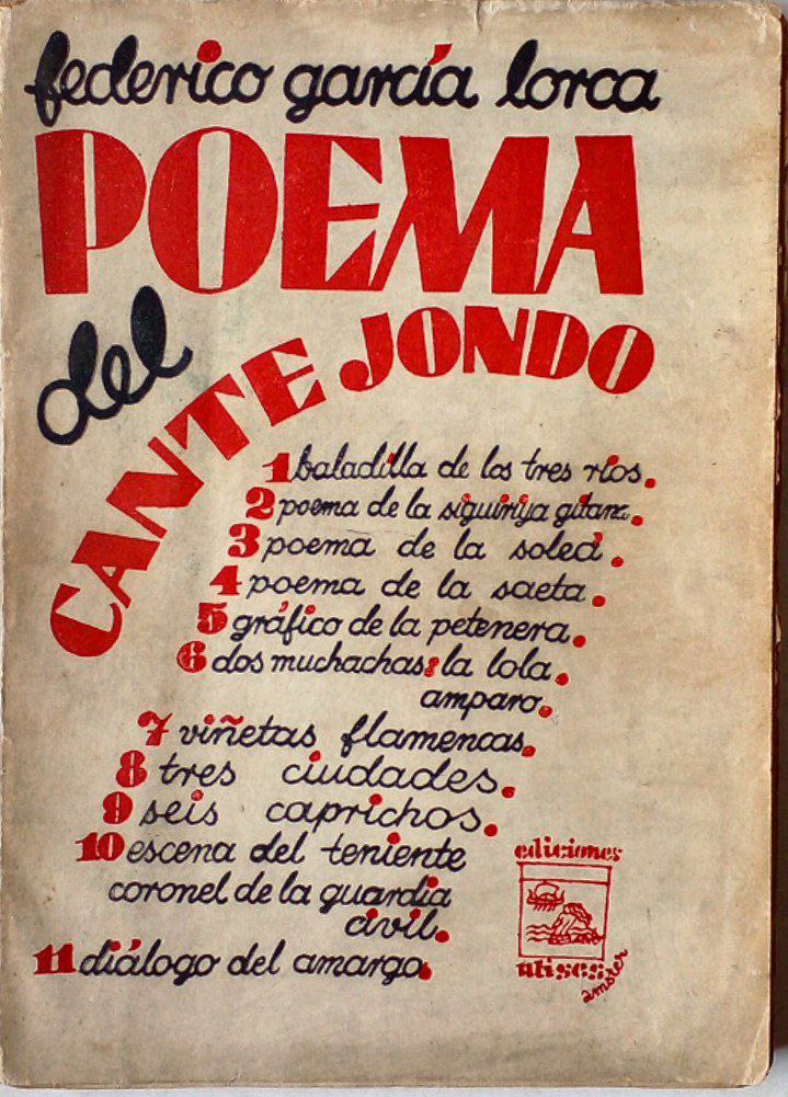 Poema del Cante Jondo.