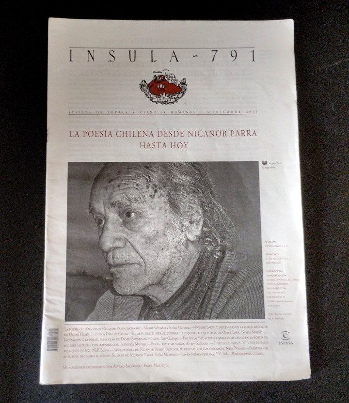 Insula-791 Revista de Letras y Ciencias Humanas. La Poesía Chilena desde Nicanor Parra hasta hoy. 