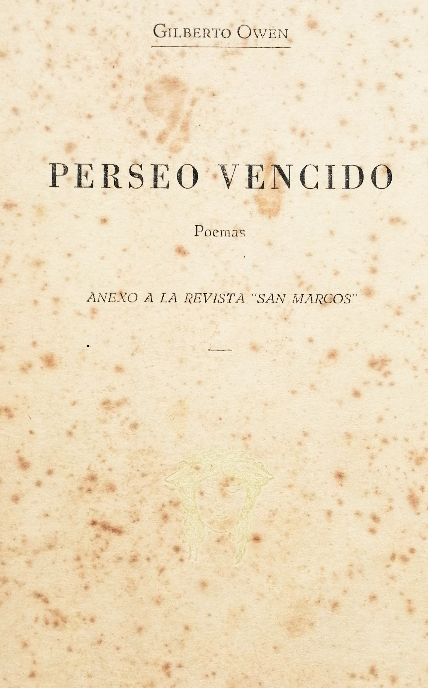 Gilberto Owen - Perseo Vencido Poemas