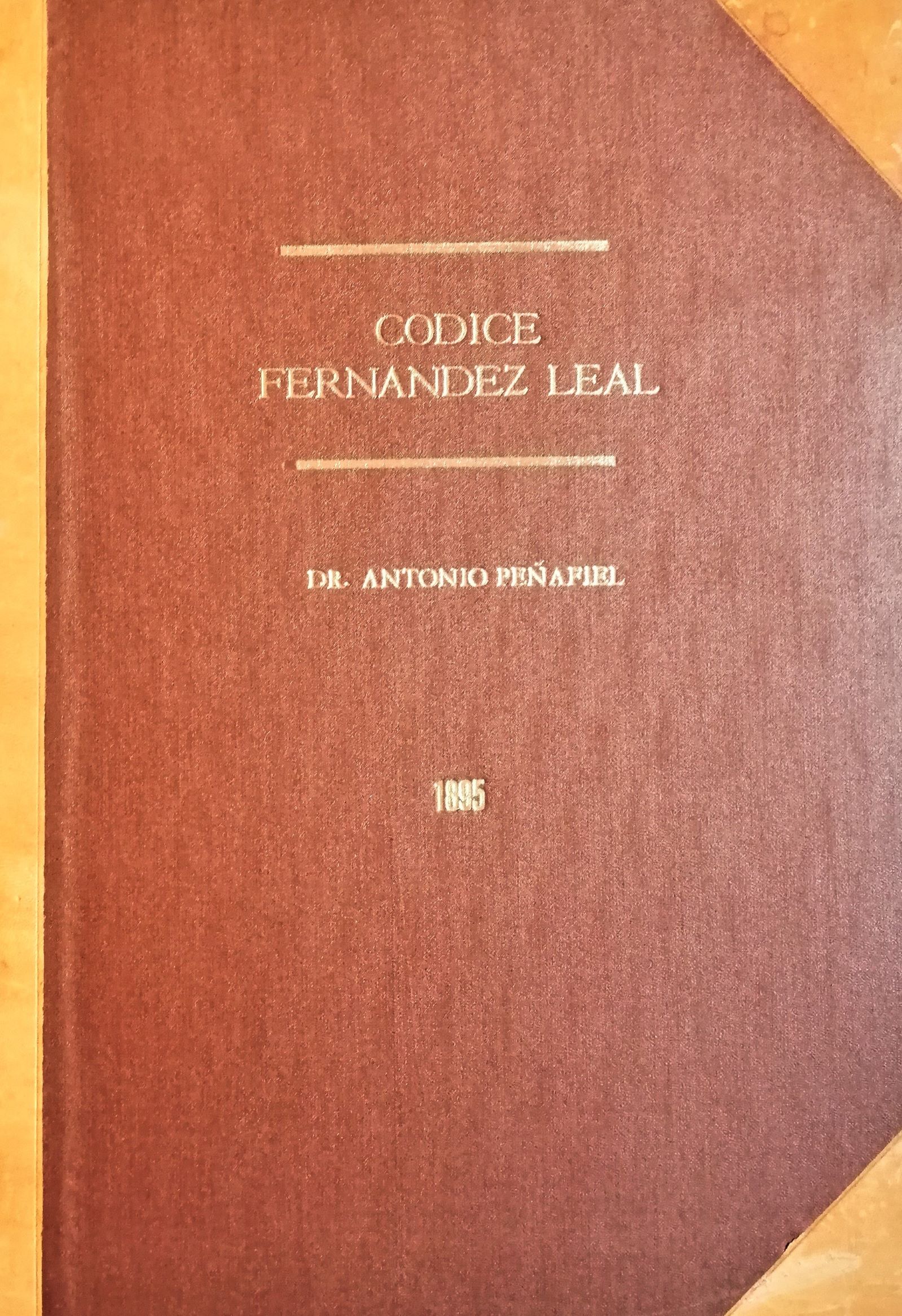 Antonio Peñafiel - Códice Fernández Leal