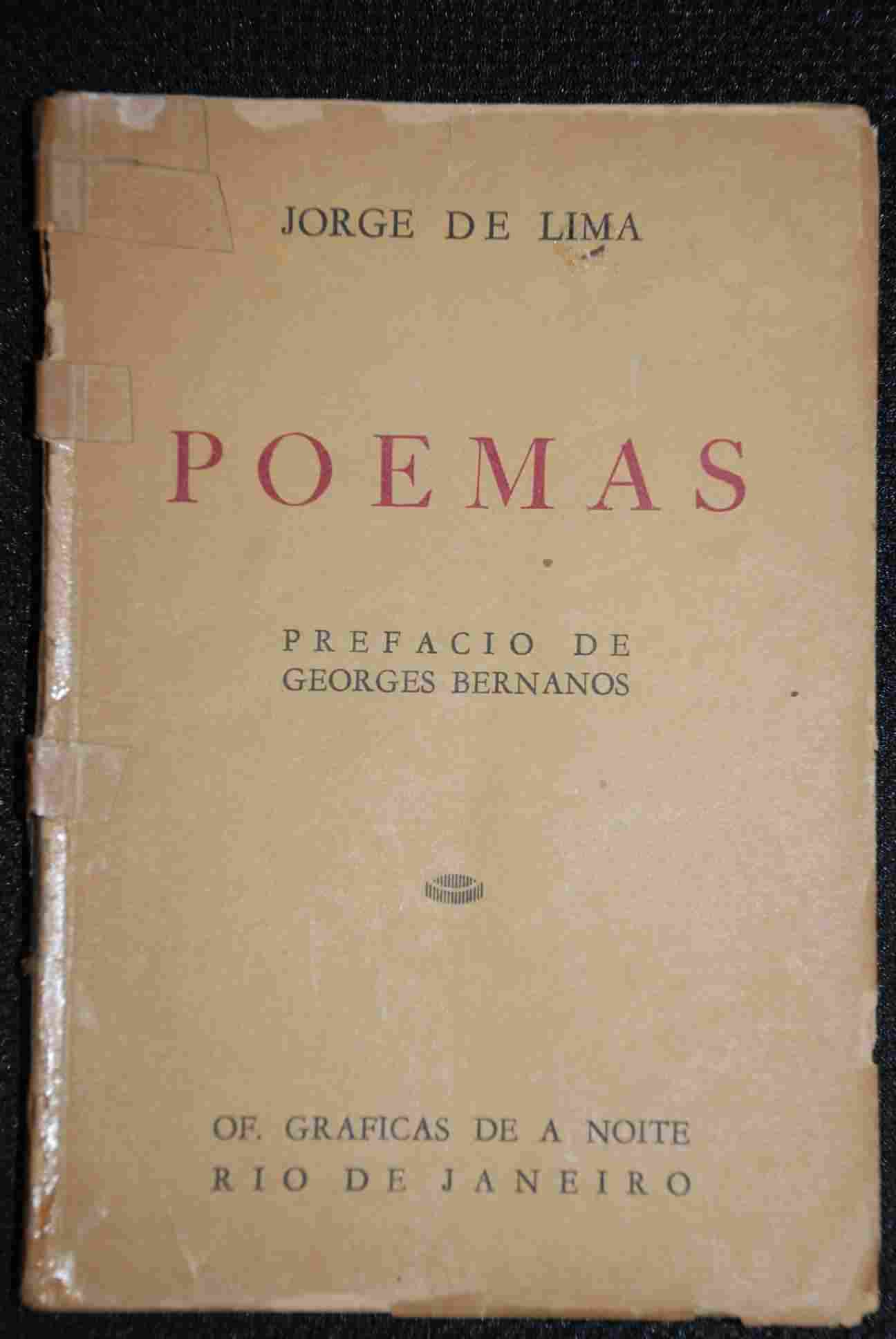 Jorge de Lima -  Poemas prefacio de Georges Bernanos