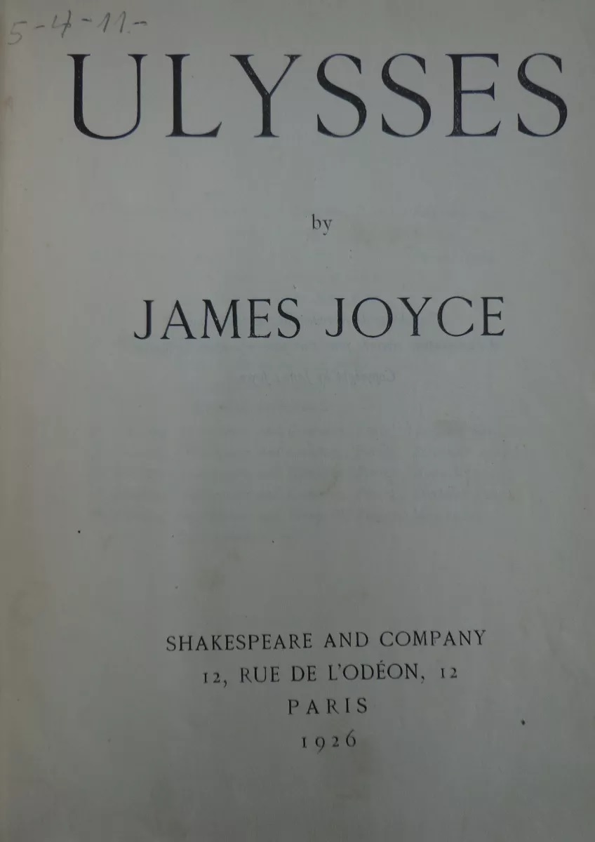 James Joyce. Ulysses