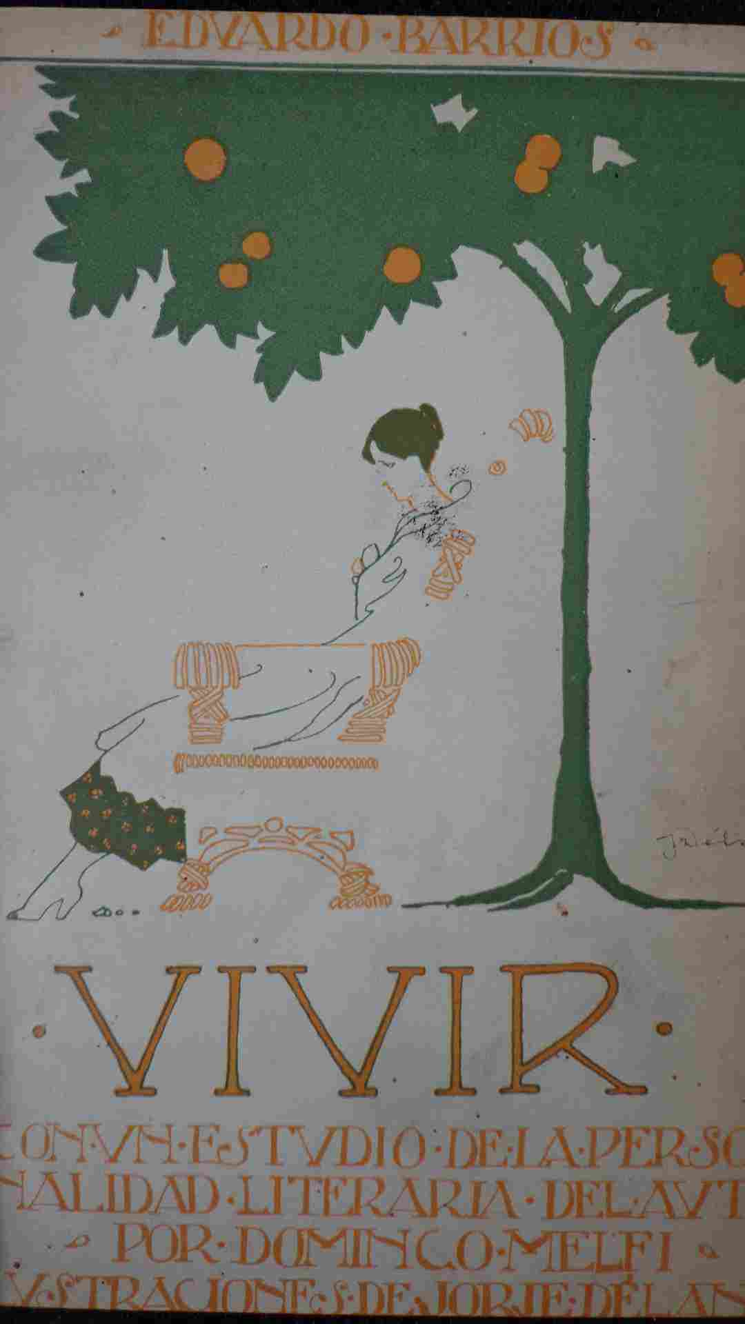 Vivir : drama en tres actos y en prosa / Eduardo Barrios ;prólogo de Domingo Melfi Demarco ; ilustraciones de Jorje Délano.