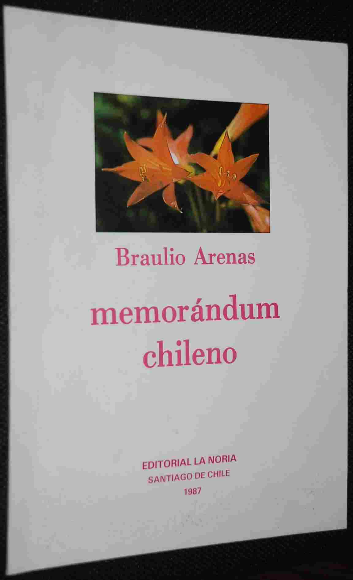 Braulio Arenas -  Memorándum Chileno