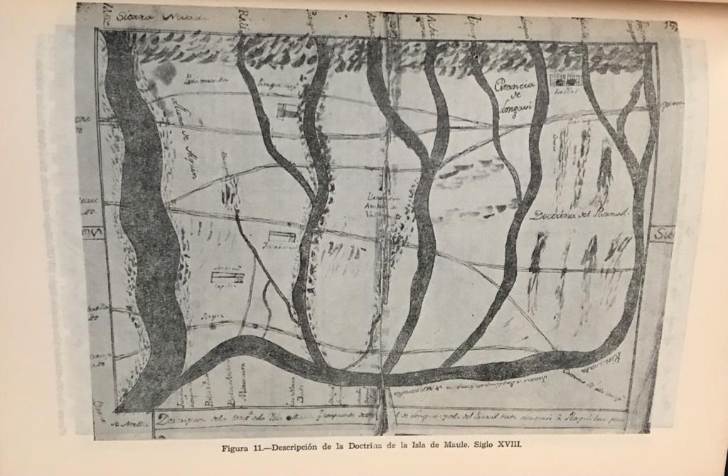 Pedro Cunill Grau	Fuentes cartográficas en la génesis de los tipos de poblamiento chileno siglo XVI al XVIII