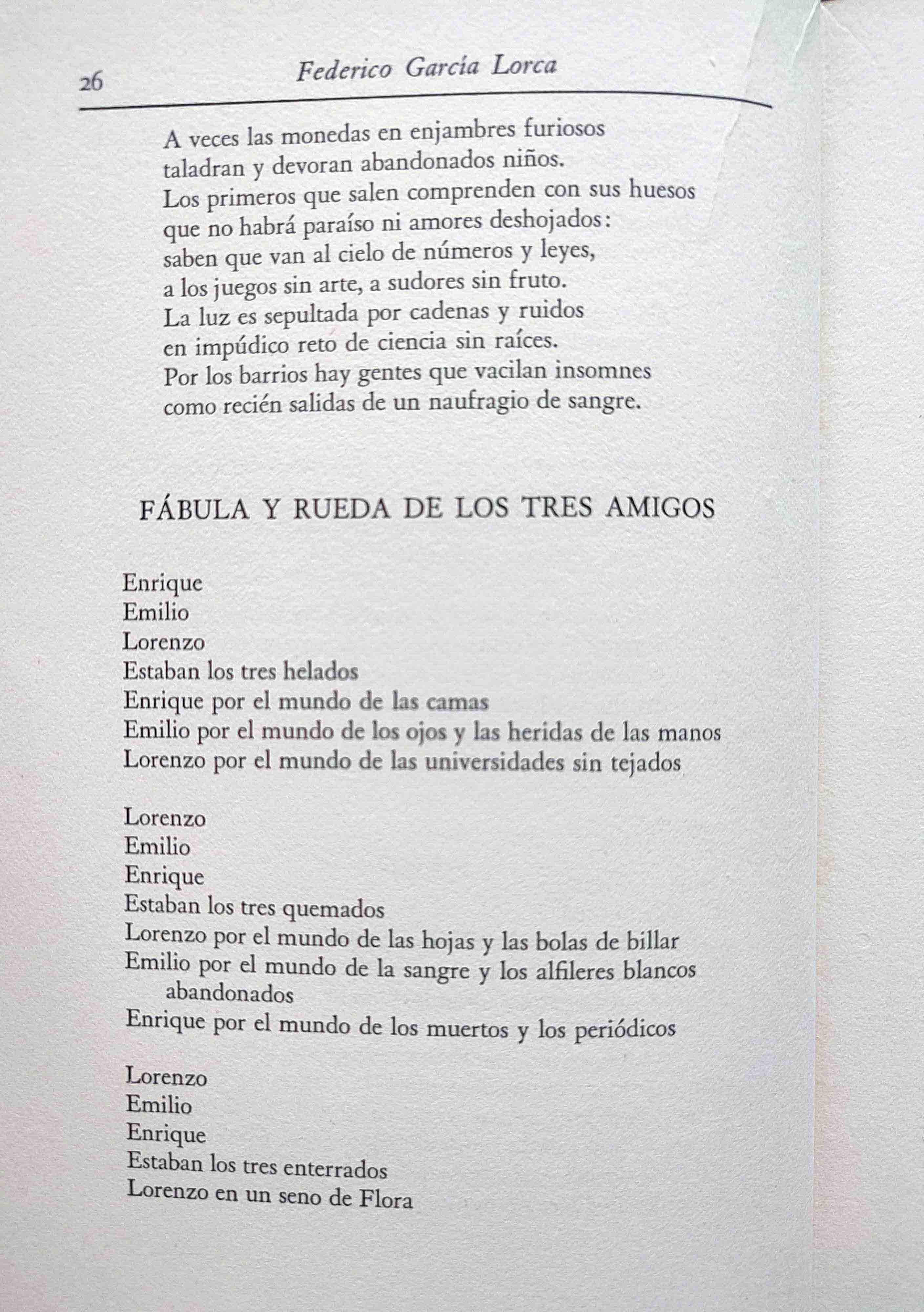 Francisco García Lorca The Poet in New York and other poems