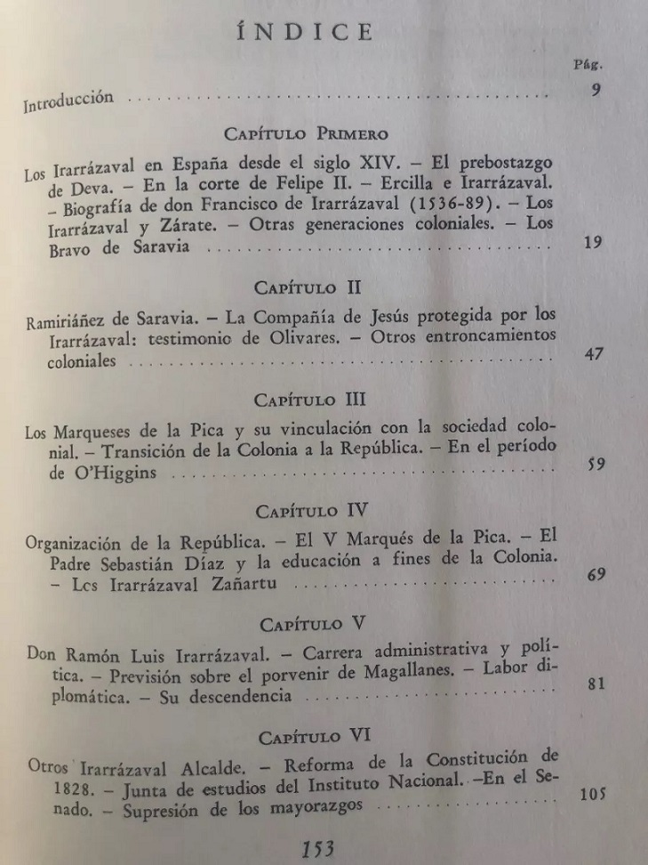 Raúl Silva Castro. Los Irarrázaval de Chile. Según cronistas e historiadores 1557 - 1957.
