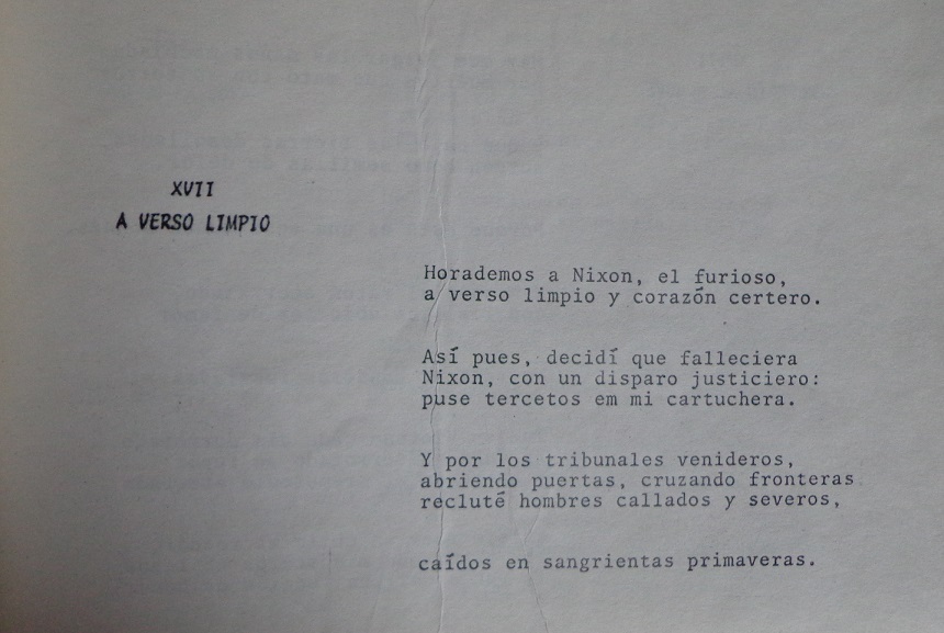 Pablo Neruda. Incitacion al nixonicidio y alabanza de la revolucion chilena. 1era ed.