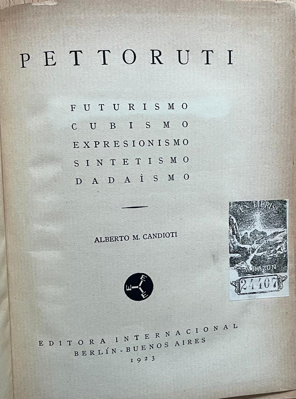 Alberto Candioti ( texto)	Pettoruti 