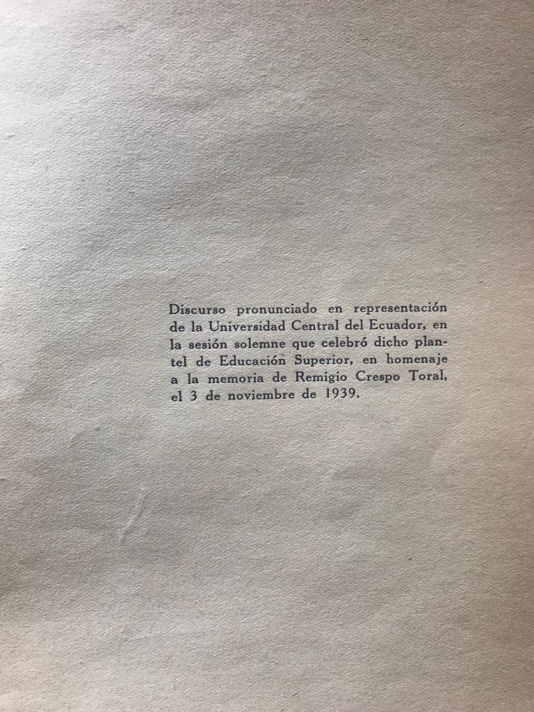 Gonzalo Escudero. Crespo Toral