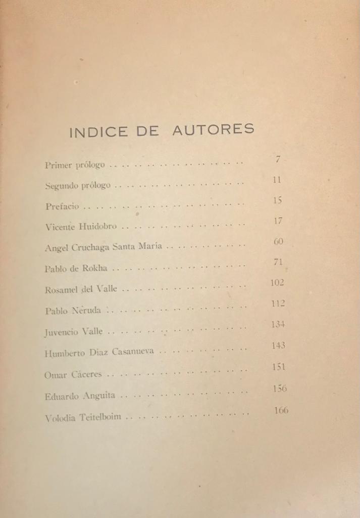 Eduardo Anguita y Volodia Teitelboim	Antología de poesía chilena nueva