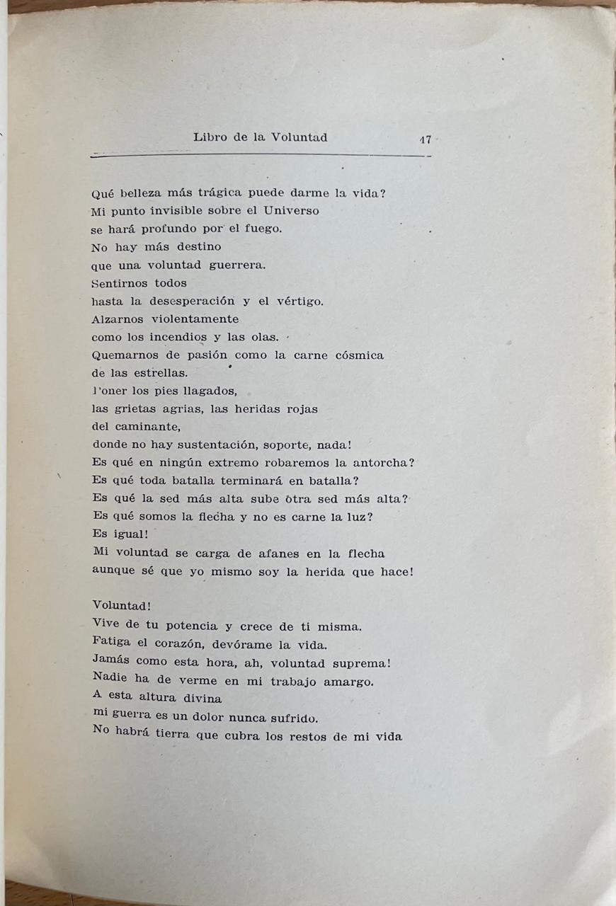 Carlos Sabat Ercasty	Poemas del Hombre 