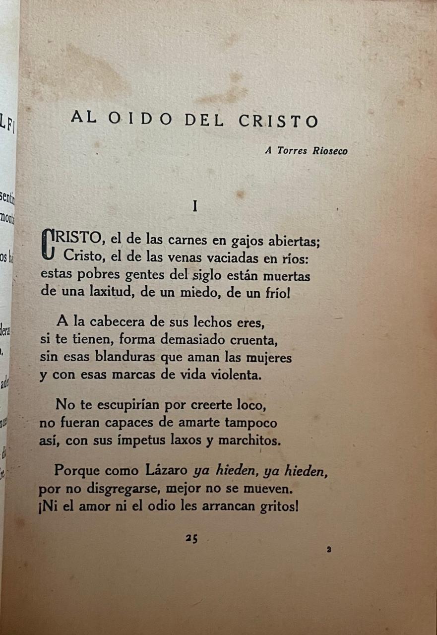 Gabriela Mistral 	Desolación 