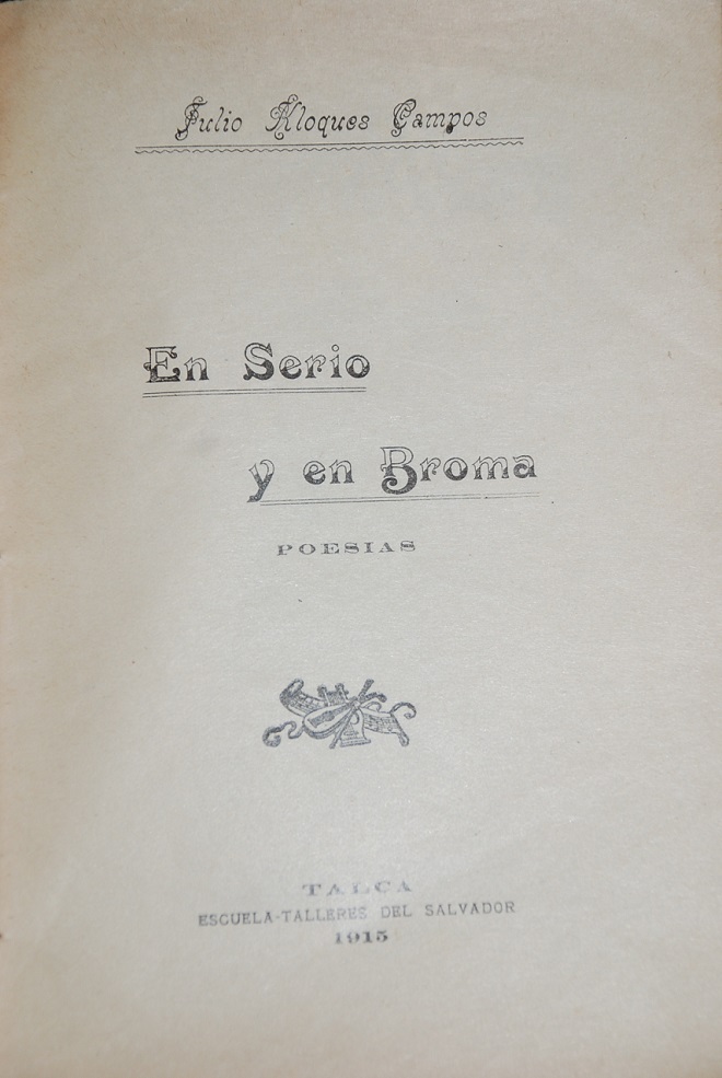 Julio Kloques Campos - En serio y en broma : poesía 