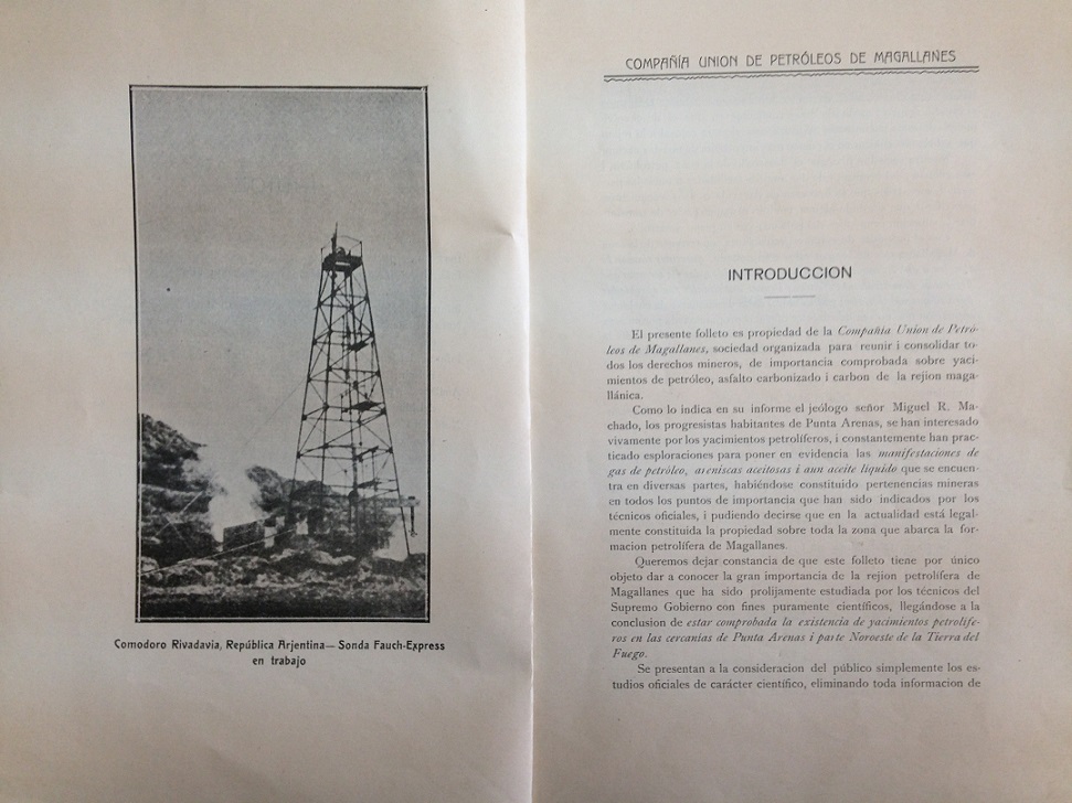 M. R. Machado, Ernesto Maier, Joannes Felsh y O. A. Schmidt. Estudios e informes oficiales presentados al Supremo Gobierno sobre los yacimientos de petróleo de Magallanes  