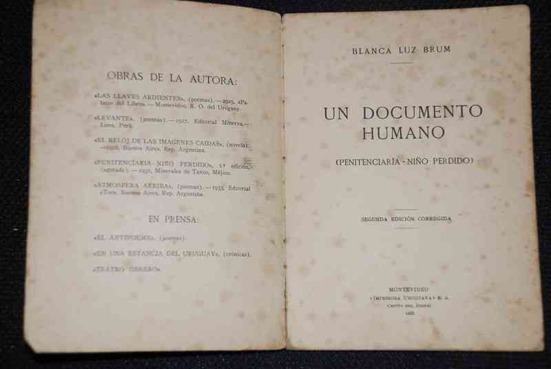 Blanca Luz Brum - Un Documento Humano (Penitenciaria-Niño Perdido)