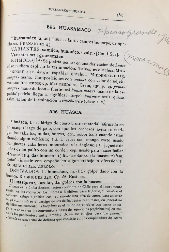Rodolfo Lenz. Diccionario Etimológico de las voces chilenas derivadas de lenguas indigenas americanas. 