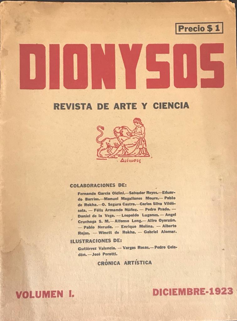 Aliro Oyarzún (Director) 	Revista Dionysos. 