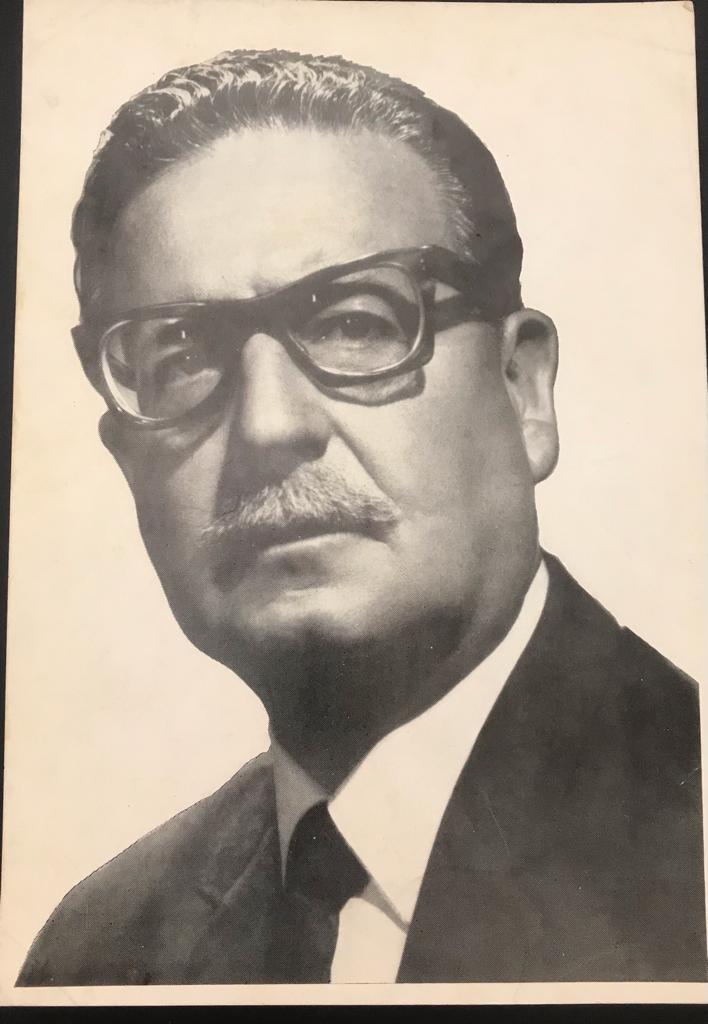 Fotografía de Presidente de Chile.  Salvador Allende 