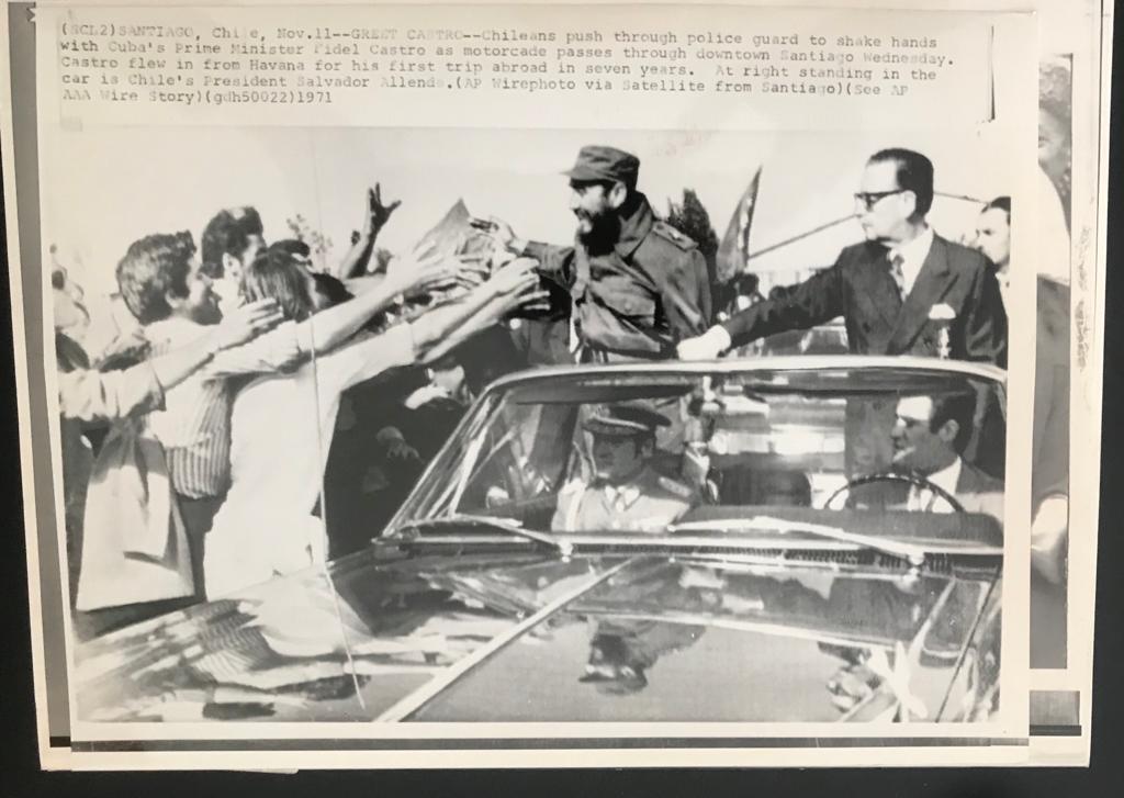 Fotografía de Presidente de Chile.  Salvador Allende 