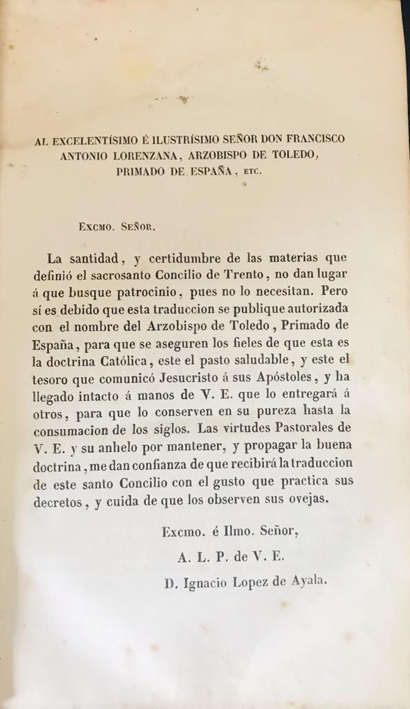 Ignacio Lopez de Ayala (traducción)	El Sacrosanto y Ecuménico Concilio de Trento