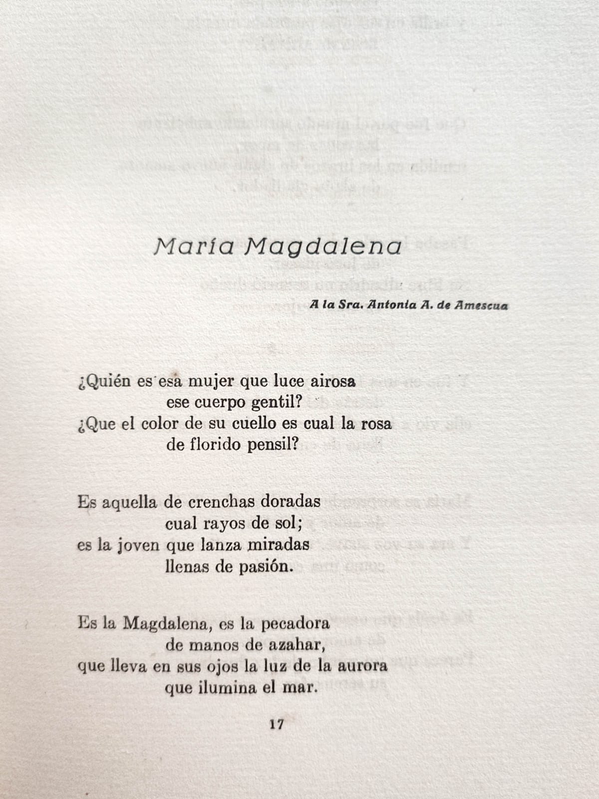 María Boettiger de Álvarez. Alma. Poemas. 