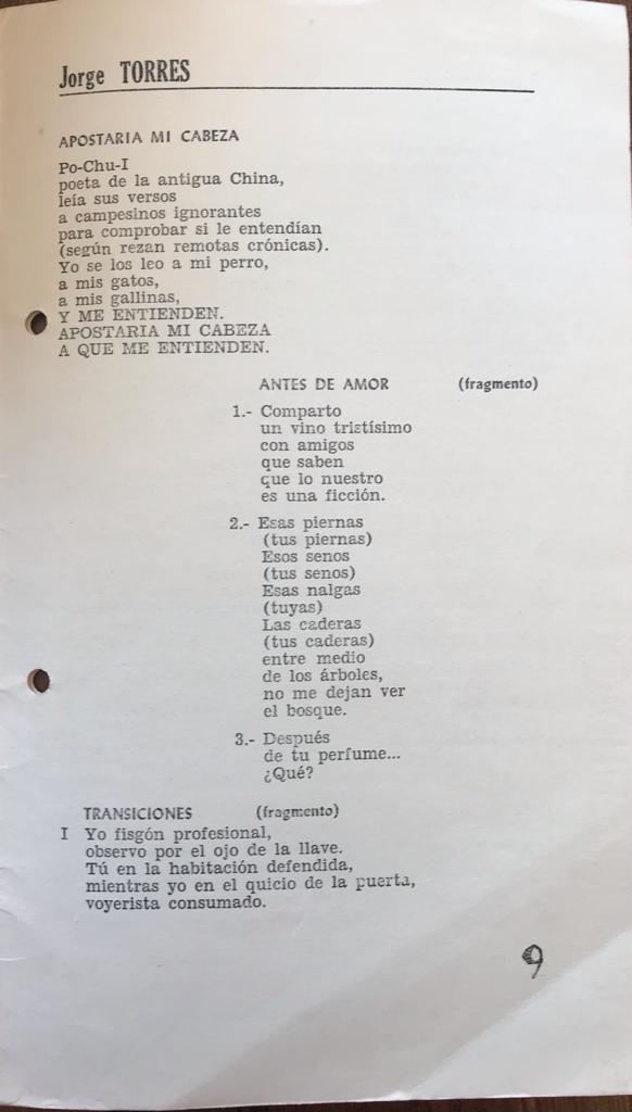 Pedro Guillermo Jara y Ricardo Mendoza. (responsables) 	Caballo de Proa 