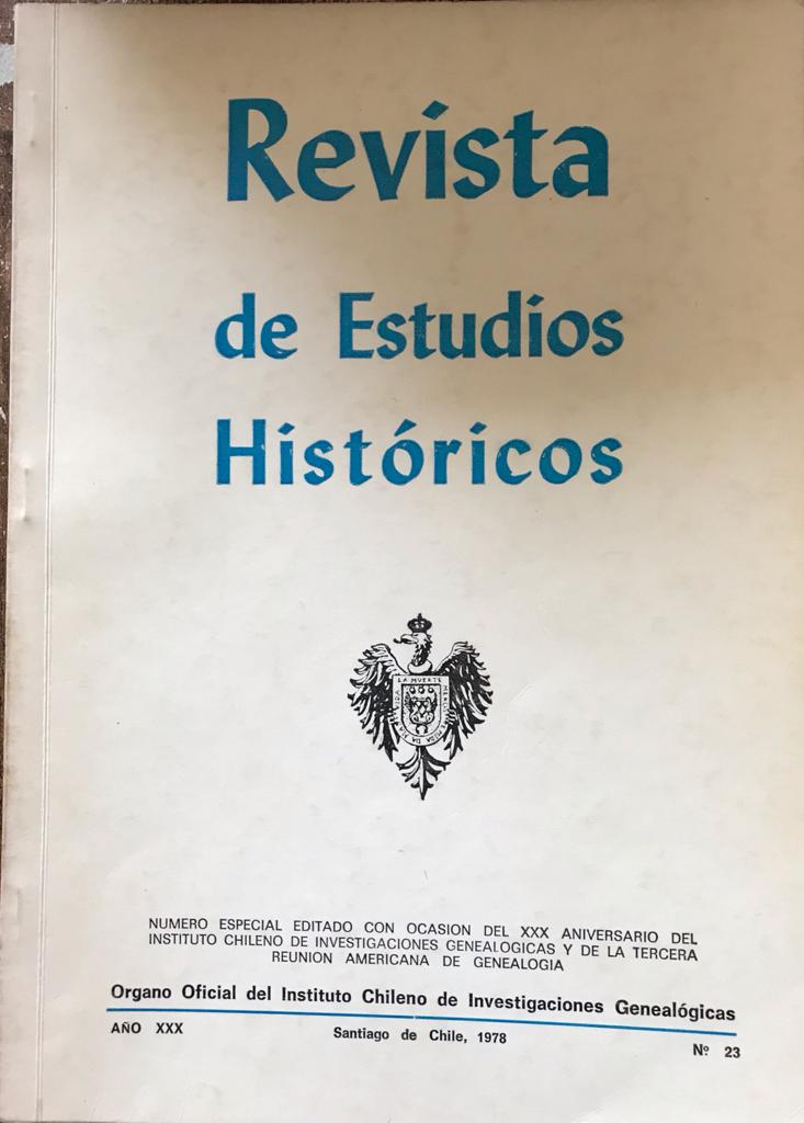  Revista de estudios históricos