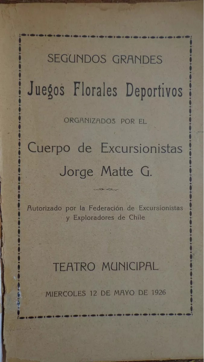 Segundos grandes Juegos Florales Deportivos