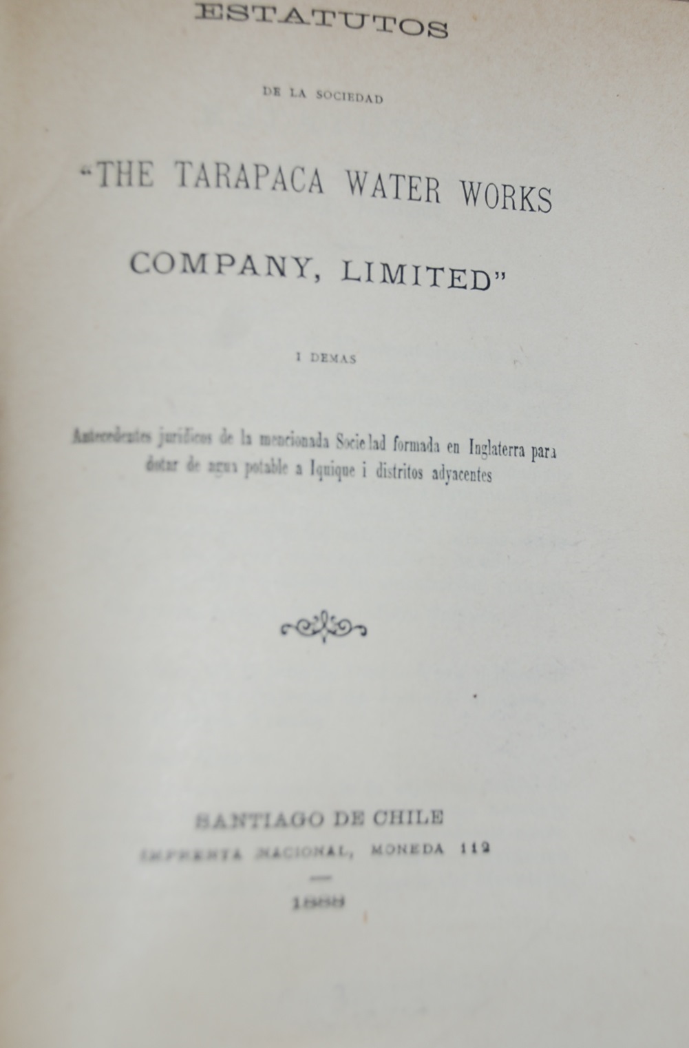 Guillermo Eduardo Billinghurst - Los capitales salitreros de Tarapacá