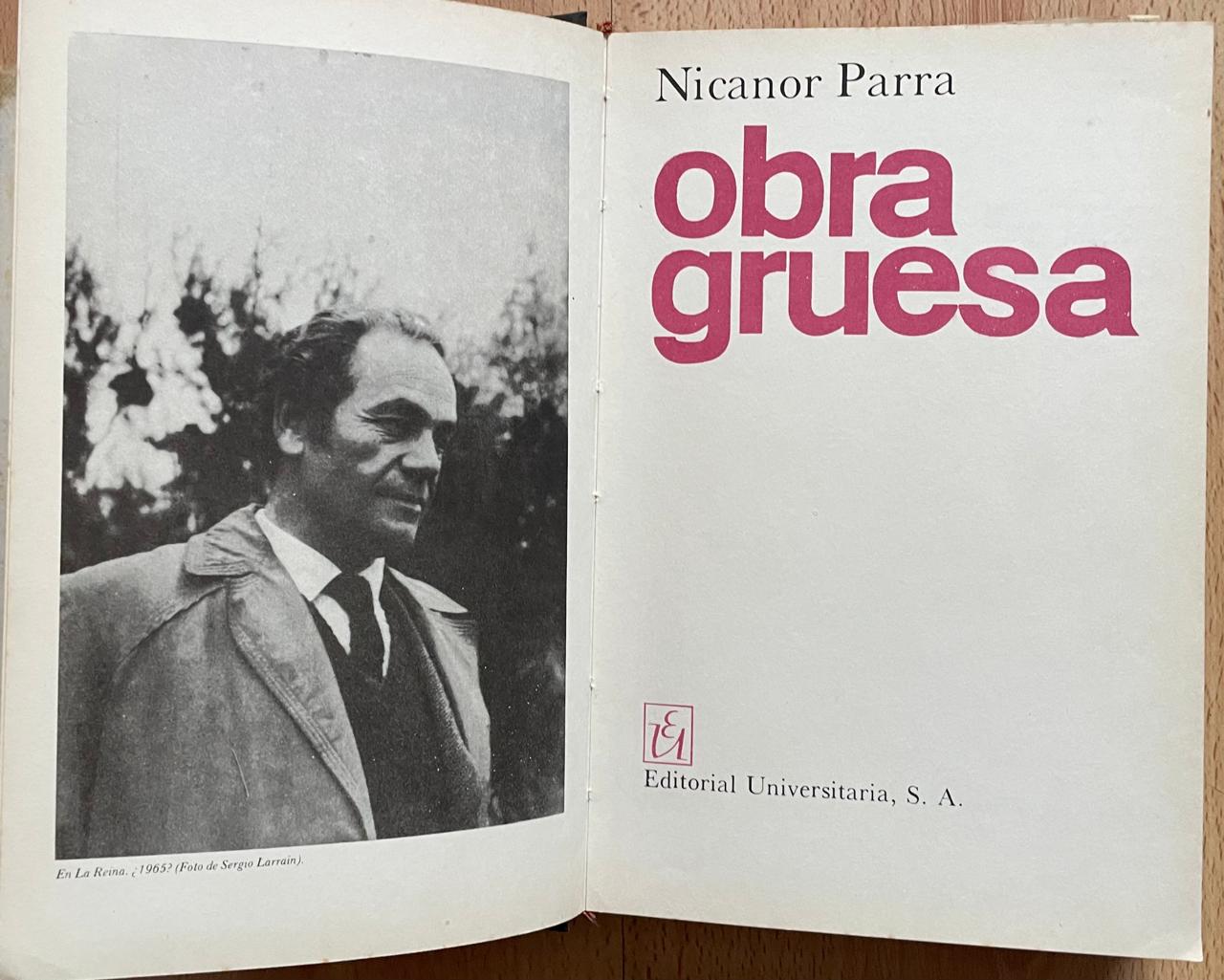 Nicanor Parra	Obra Gruesa