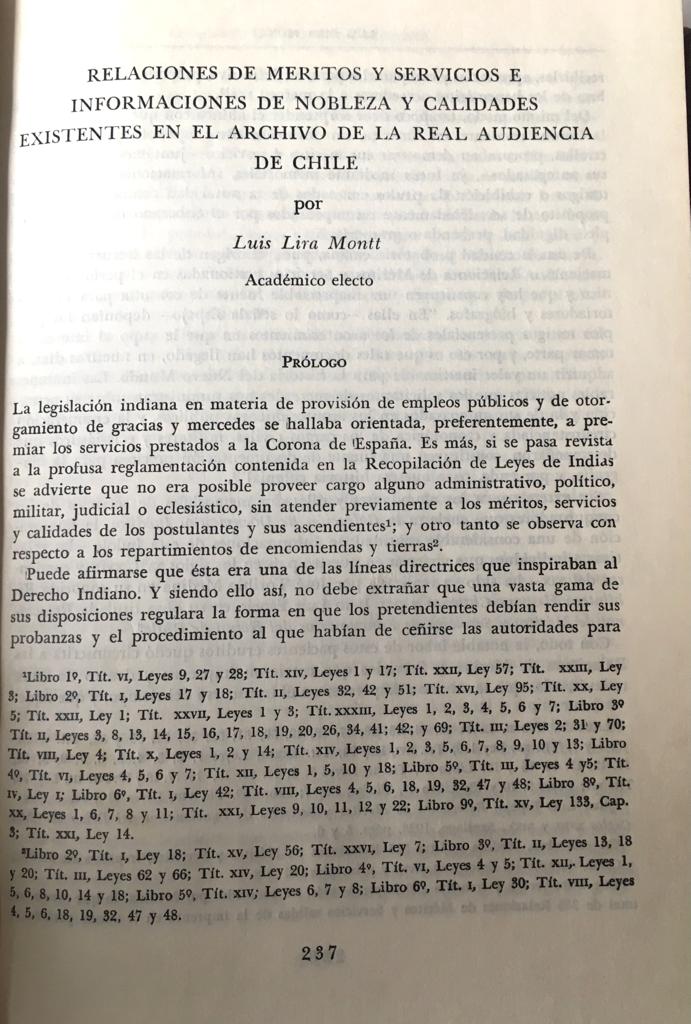 Luis Lira Montt. Estudios Históricos Genealógicos Tomo 1 y Tomo 2. 