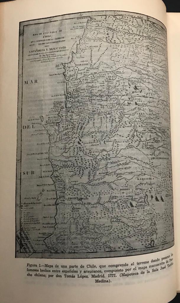 Pedro Cunill Grau	Fuentes cartográficas en la génesis de los tipos de poblamiento chileno siglo XVI al XVIII