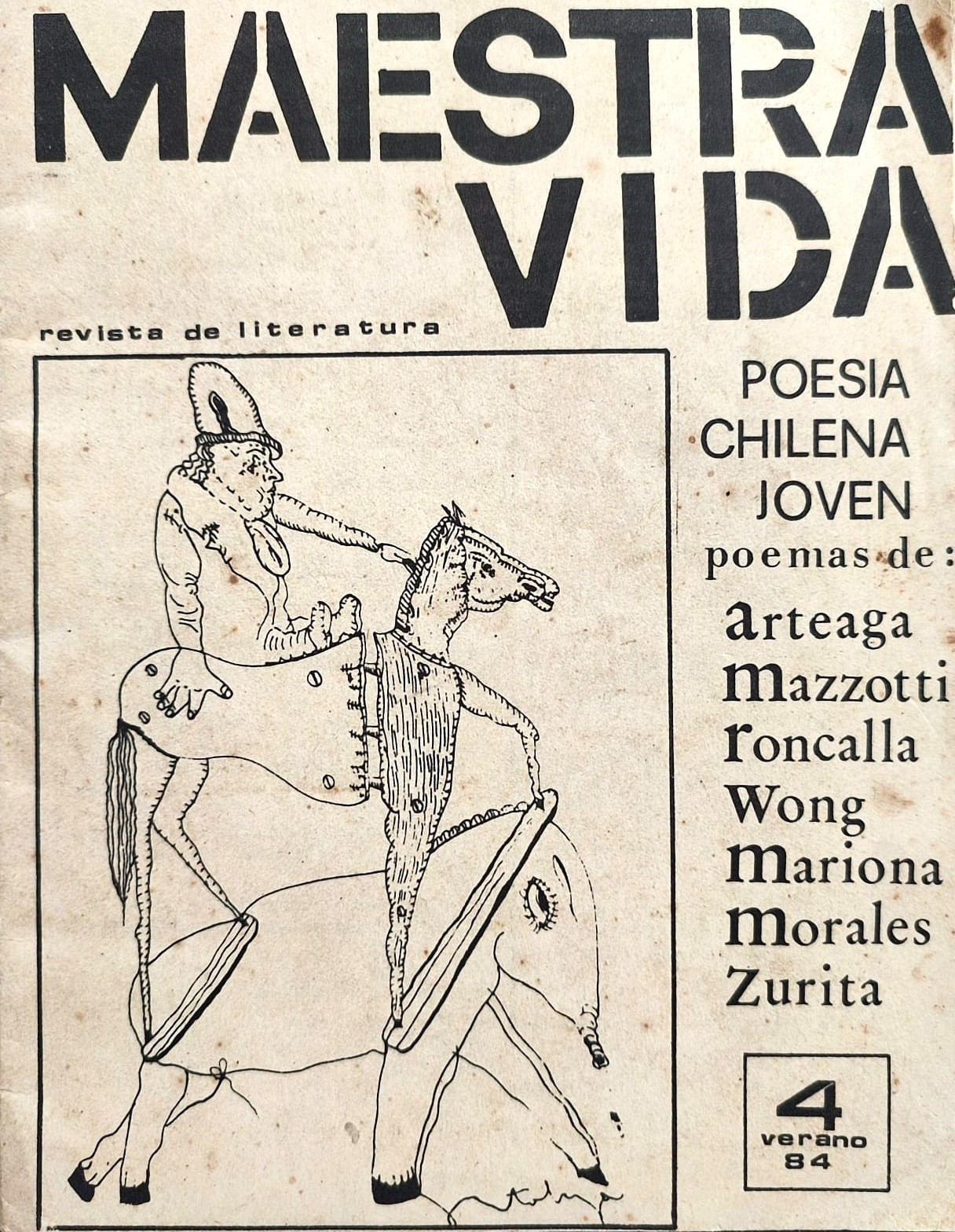 Wilfredo Herencia (res.).	Maestra Vida. Revista de Literatura. 