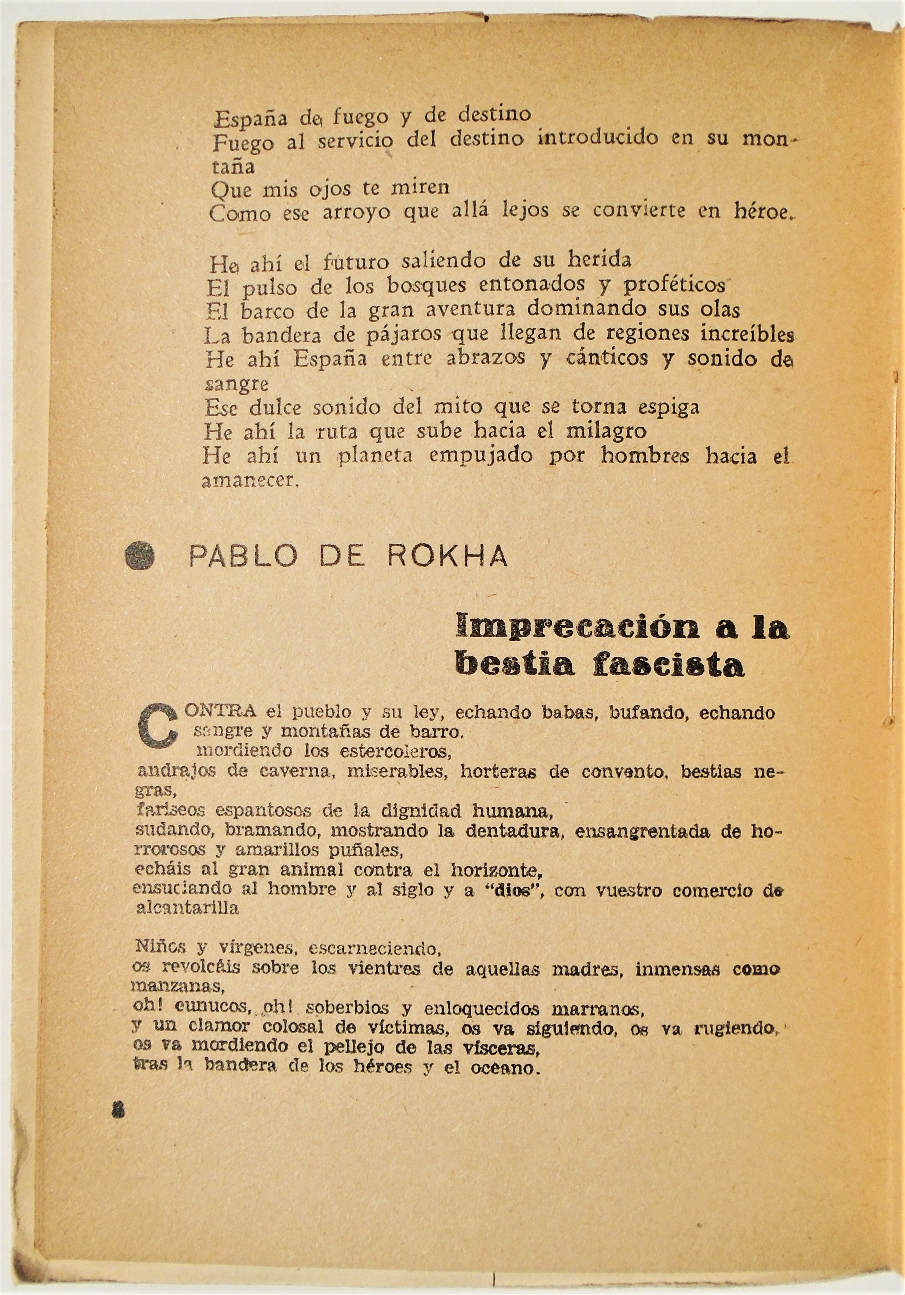Madre España - Homenaje de los Poetas Chilenos