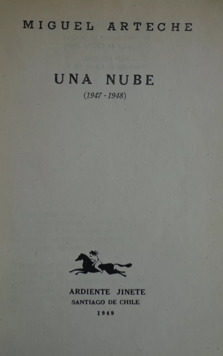 Miguel Arteche. una nube