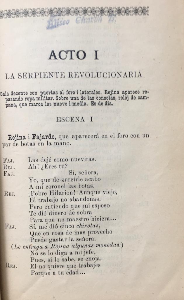 Juan Rafael Allende. Un Drama sin desenlace. Drama en cuatro actos y en verso. 