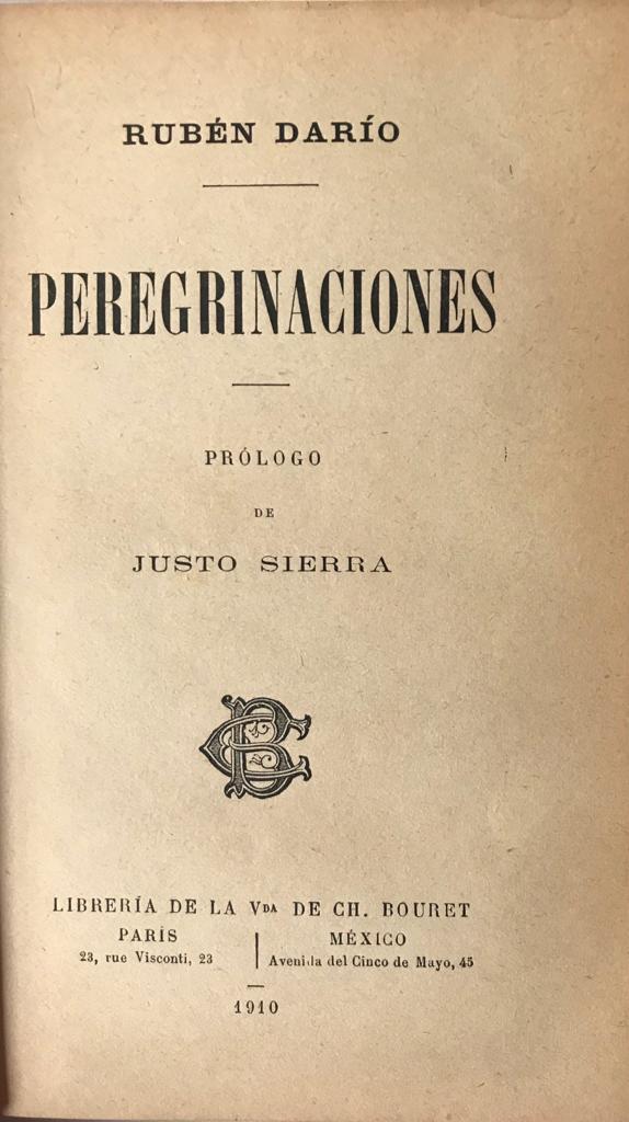 Rubén Darío.	Peregrinaciones