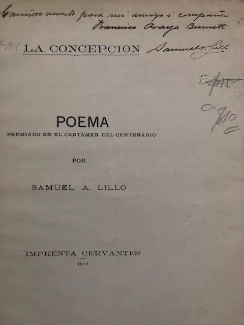 Samuel Lillo. La Concepción. Poema