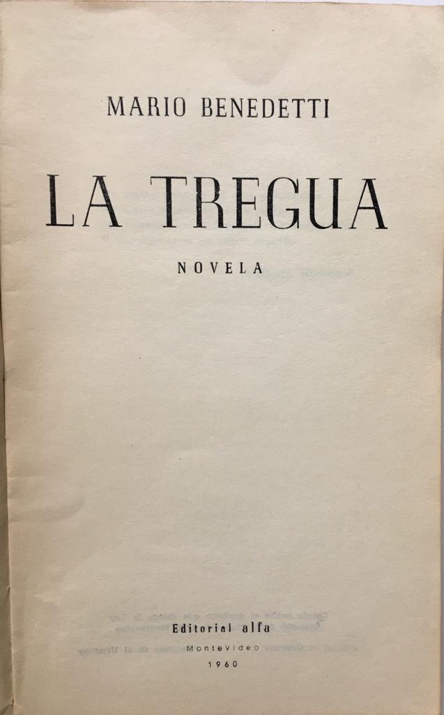 Mario Benedetti. La Tregua 1960