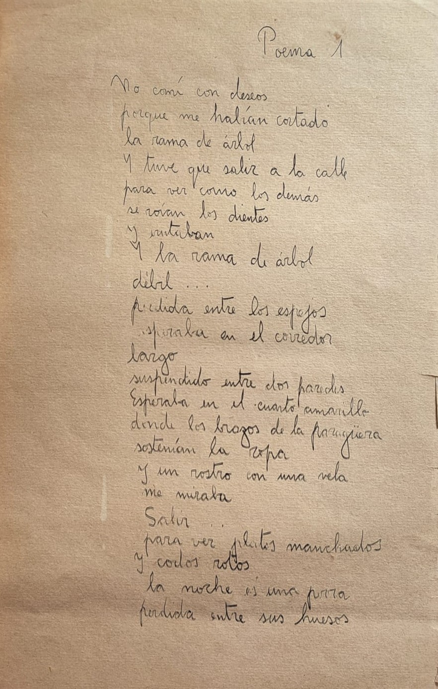 Adriana Marín	Poemas.  