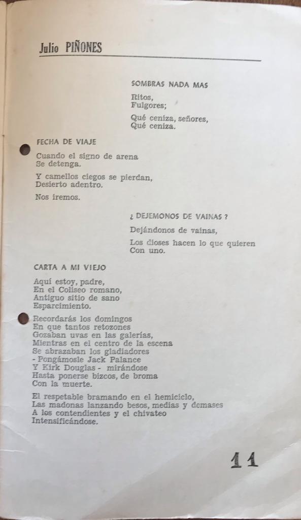 Pedro Guillermo Jara y Ricardo Mendoza. (responsables) 	Caballo de Proa 